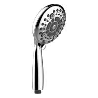 Luxury abs plastic 6 function micro bubble hand held rain shower head