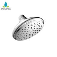 Bathroom single function handheld shower head with Rub Clog-free Nozzles