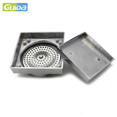 Ningbo stainless steel and plastic tile insert floor drain